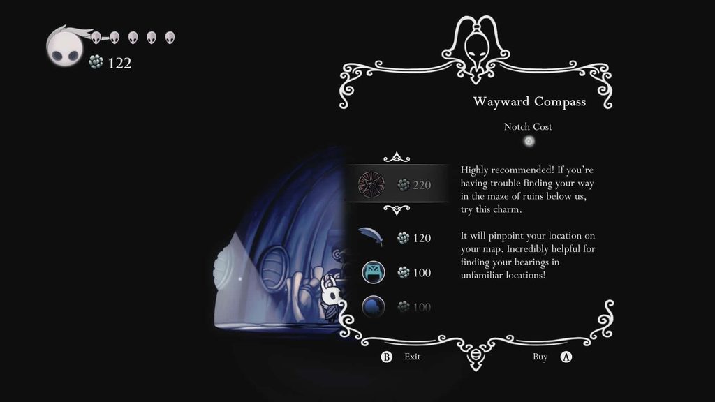 Iselda's shop in Hollow Knight.