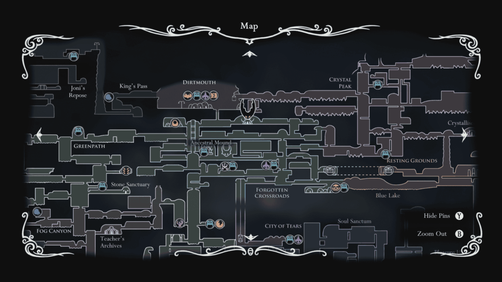 The Forgotten Crossroads map.