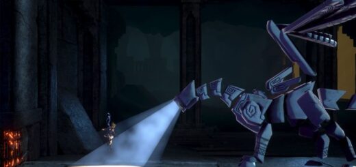 A Bloodstained Ritual of the Night x Journey screenshot.