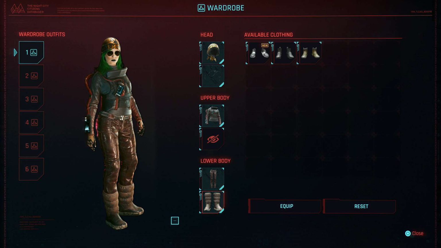 How to Access the Wardrobe in Cyberpunk 2077 Hold to Reset