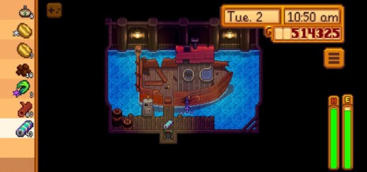 Stardew Valley Willy's broken boat.