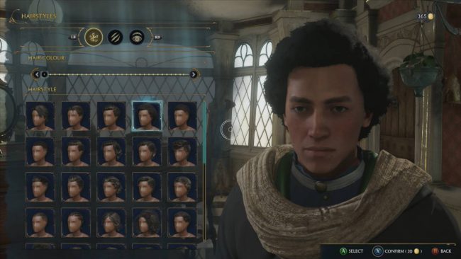 Hogwarts Legacy hairstyles.