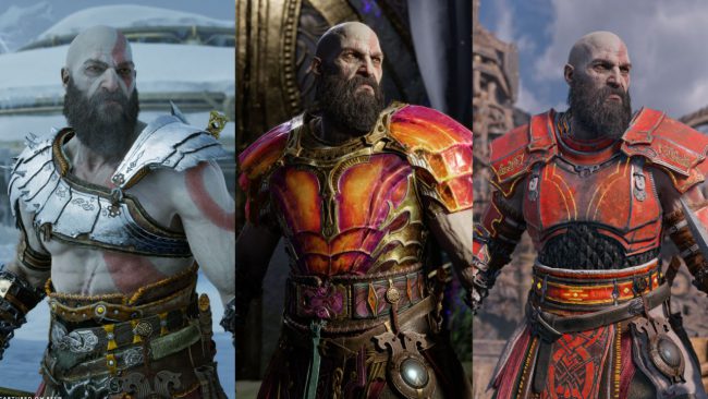 God of War Ragnarok Armor Appearances.
