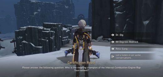 Honkai Star Rail Certification Robot 1 question.