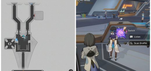 Hidden Code behind the reception desk in Base Zone.
