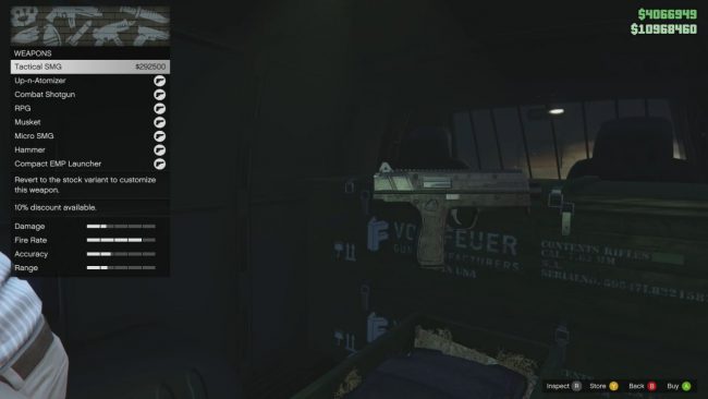 GTA Online Tactical SMG.