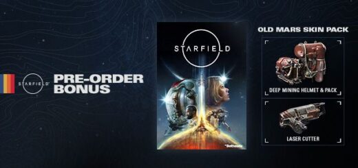 Image showing the pre-order items available in Starfield.