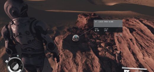 Image showing location of the Saint Louis Snow Globe in Starfield.