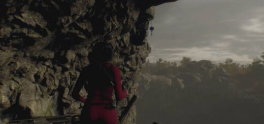 Image showing the location of a blue medallion in the Cliff area Separate Ways.