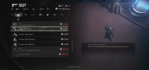 Image showing the Attaché Case Charms for sale at the Merchant's Shop in Separate Ways.