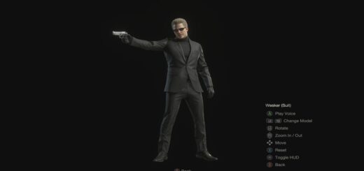 Image showing the Vest costume for Wesker in the Separate Ways DLC.