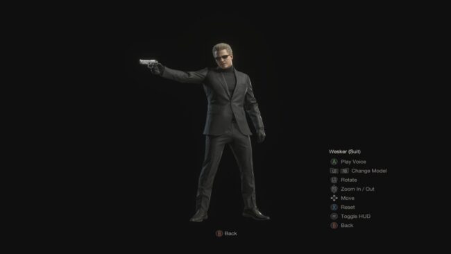 Image showing the Vest costume for Wesker in the Separate Ways DLC.
