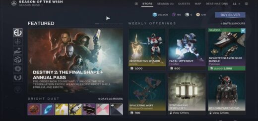 Destiny 2 Featured Items for sale December 5.