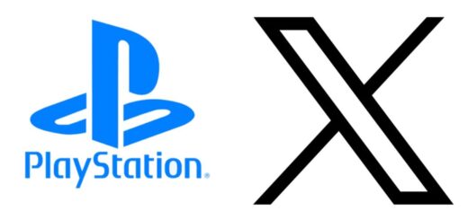 The logos of PlayStation and X.