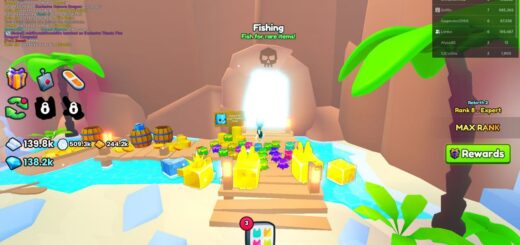 Entrance to the Fishing mini-game in Pirate Tavern.
