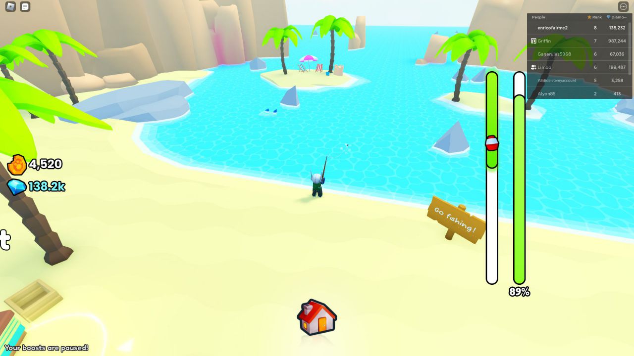 How to Fish in Pet Simulator 99 Hold to Reset