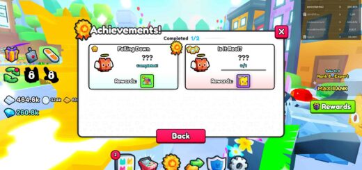 The Pet Simulator 99 Falling Down achievement.