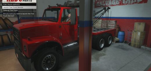 Tow Truck Service mission launch.