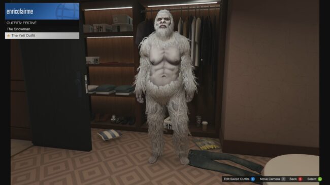 The Yeti Outfit in GTA Online.