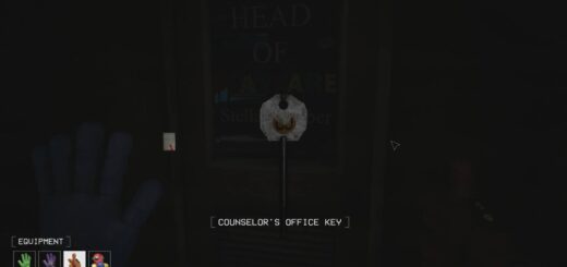 The Counselor's Office Key item in Poppy Playtime Chapter 3.