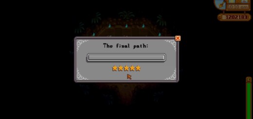 The Final Path Mastery Progress bar in Stardew Valley's Mastery Cave.