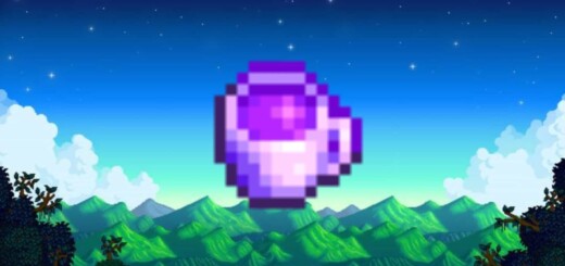 Stardrop Tea in Stardew Valley.