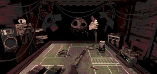 A screenshot from Buckshot Roulette.