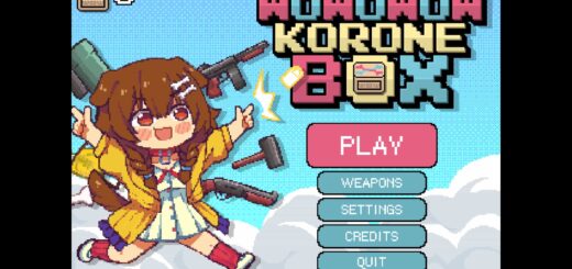 Wowowow Korone Box main menu screen.