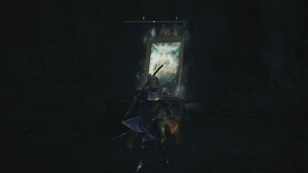 The Sacred Tower painting in Elden Ring.