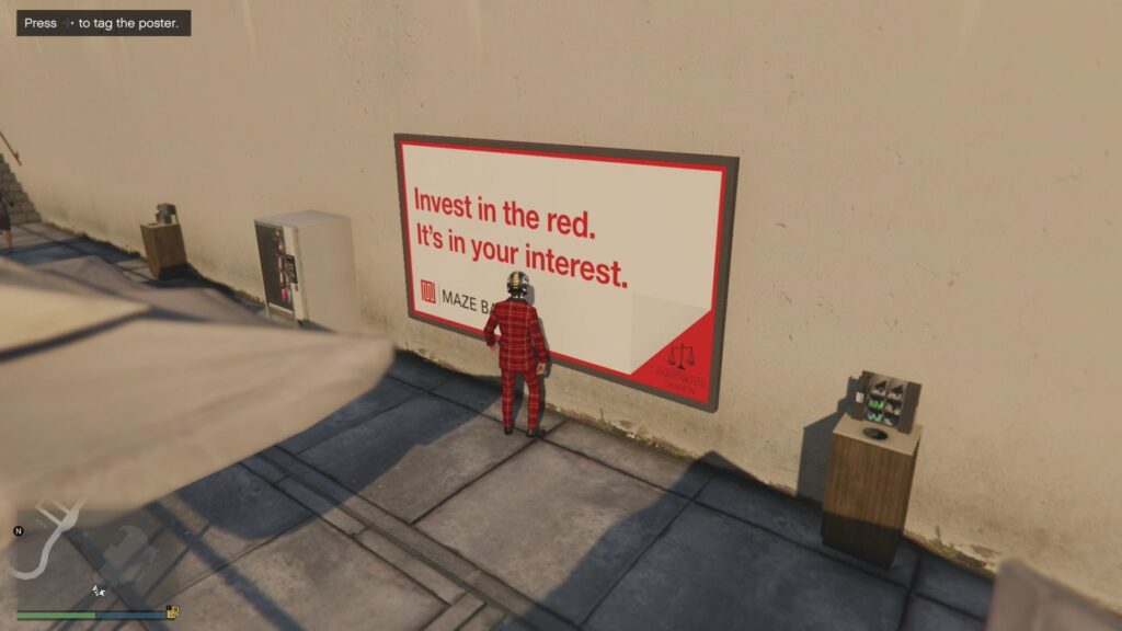 An LS Poster in GTA Online.