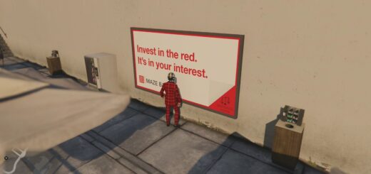 An LS Poster in GTA Online.