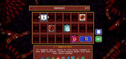 Vampire Surivvors Darkanas screen.