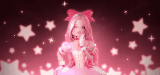 Image shows a Roblox character wearing a dress in Dress to Impress.