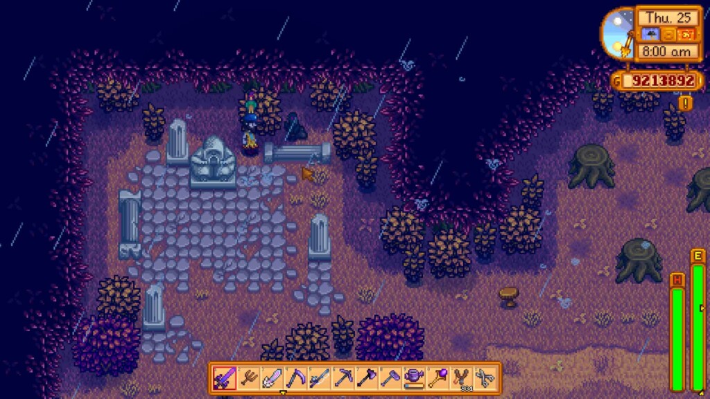 The Lost Items Shop in the Secret Woods in Stardew Valley.