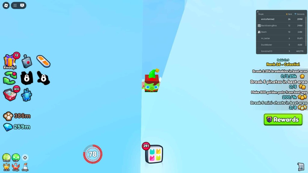 The Elf on the Shelf in Pet Simulator 99.