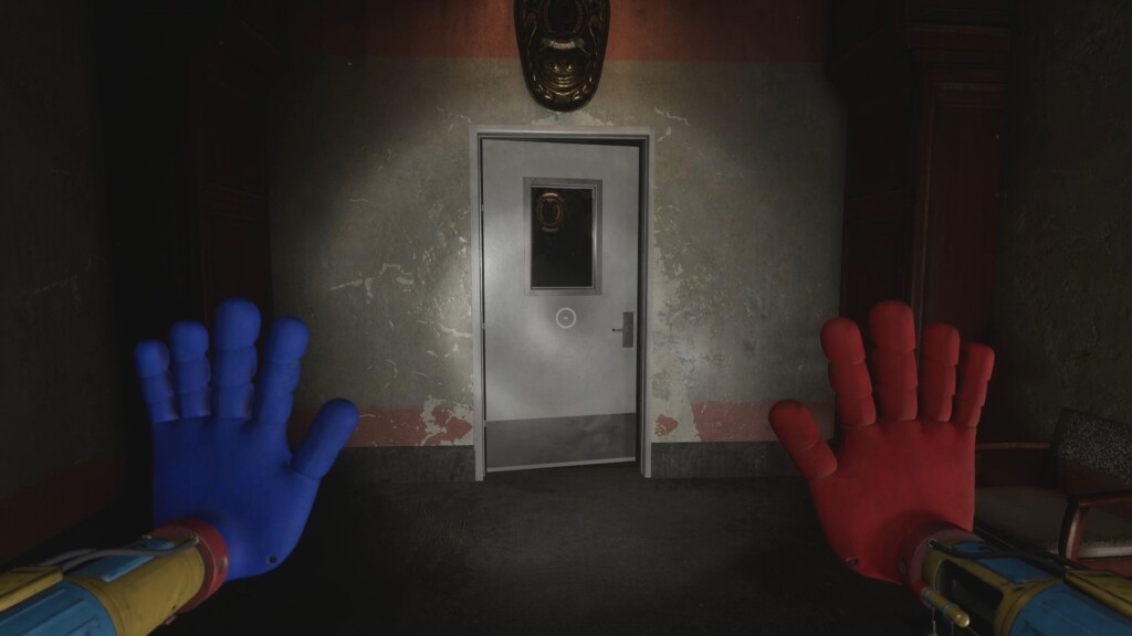 The door leading to the Warden's Office in the Prison.