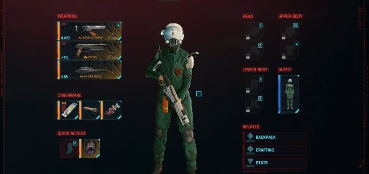 The Trauma Team outfit in Cyberpunk 2077.
