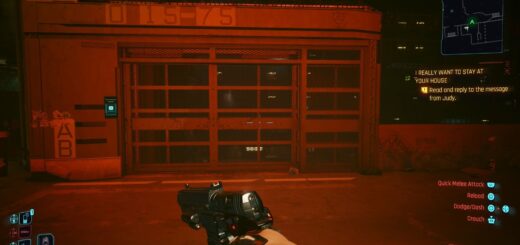 The Malorian Arms 3516 in Cyberpunk 2077.