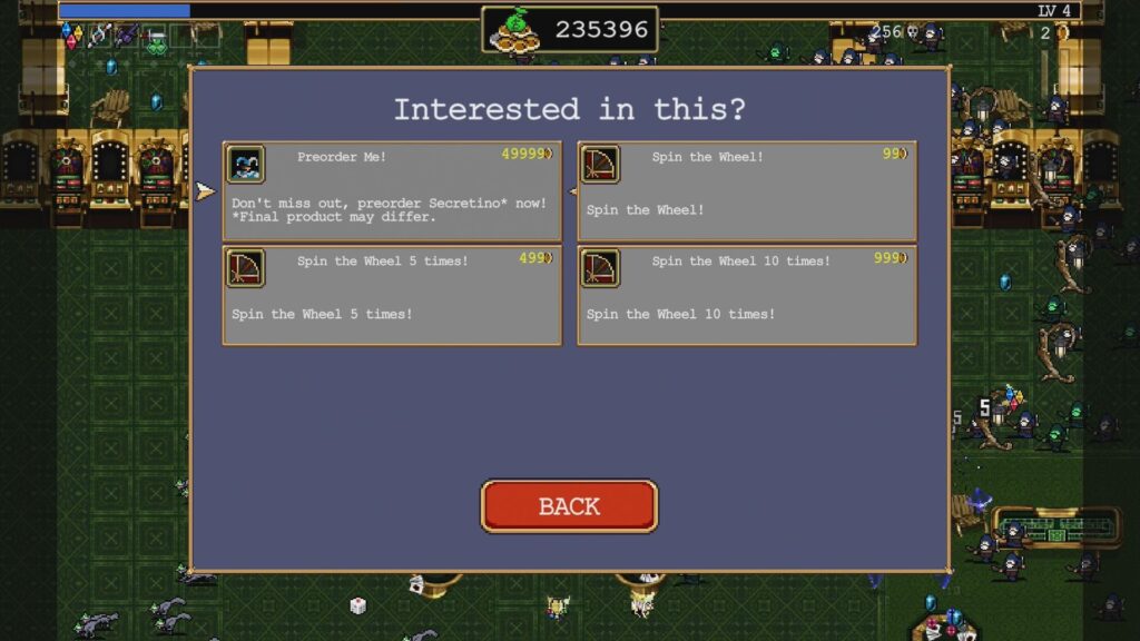 Buying the preorder item from Giocare on Westwoods.