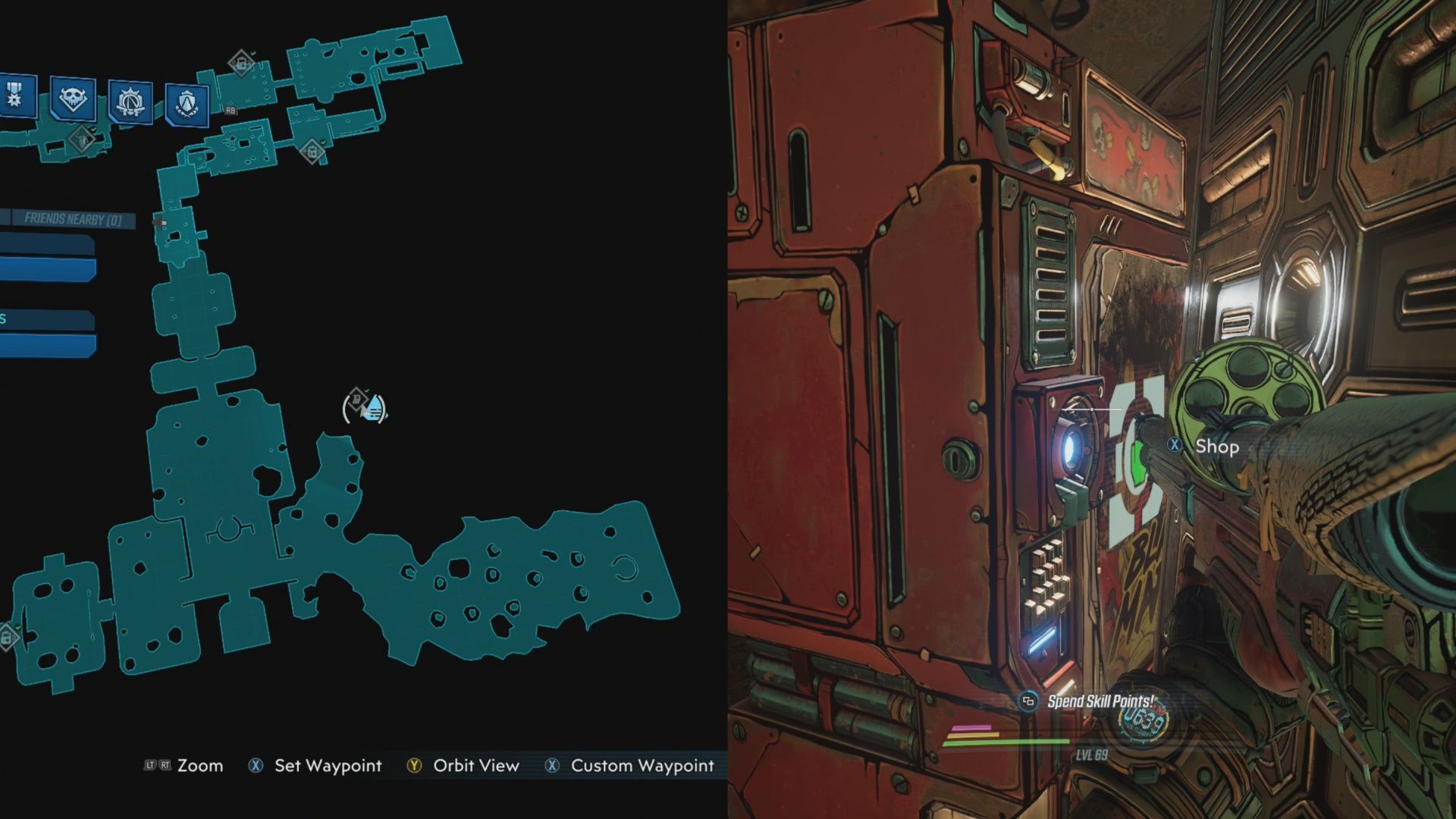 Location of Maurice Black Market for the week of November 13-20.