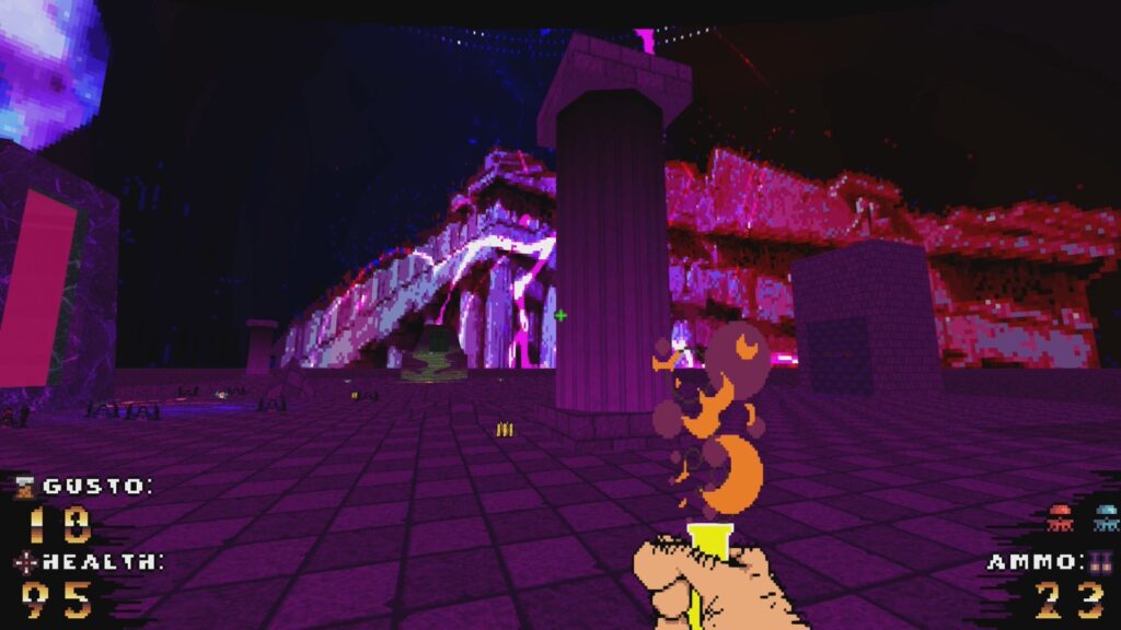 Reloading the Boom Brew in Captain Wayne Vacation Desperation. 