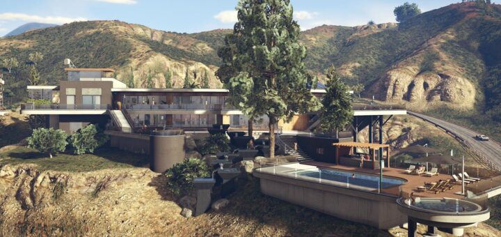 A GTA Online mansion.