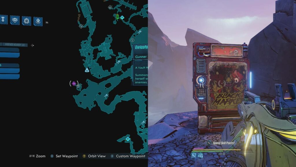 Maurice Black Market location on the planet of Nekfrotafeyo in the Desolation's Edge location.