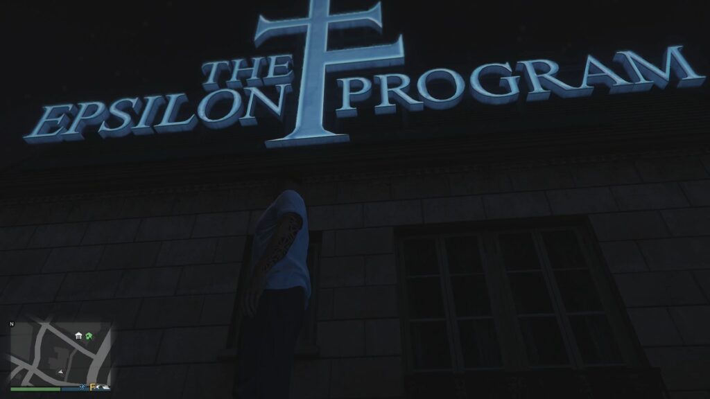 The Epsilon Program rooftop spawn triggered after drinking a Macbeth Whisky shot.