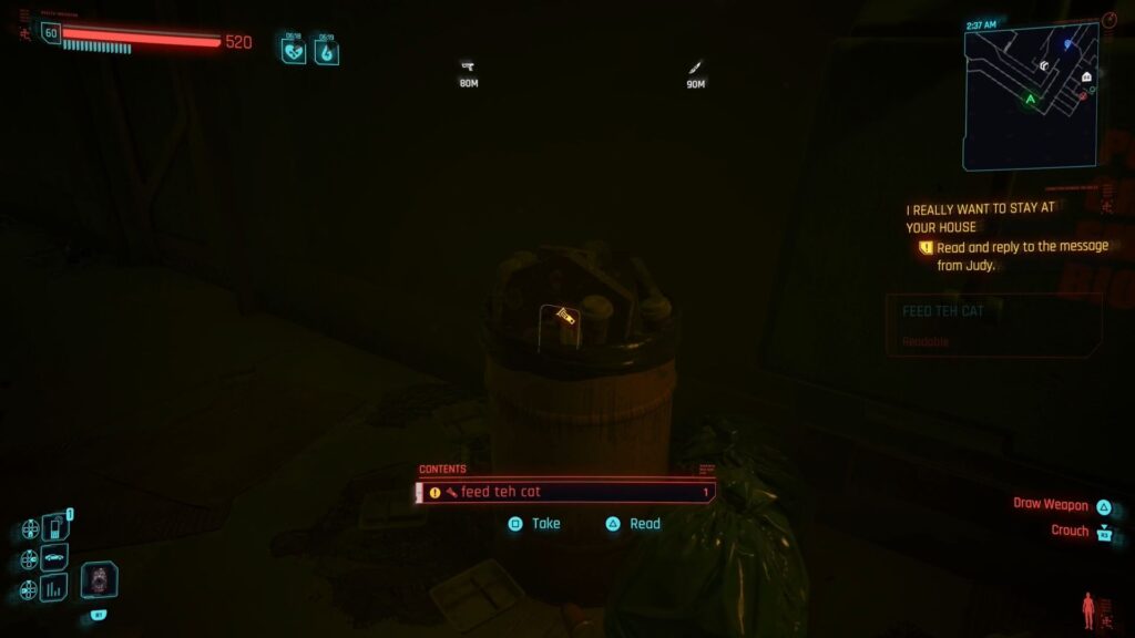 Feed Teh Cat quest start.