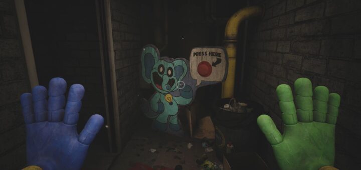 The Bubba Bubbaphant cardboard cutout in Chapter 3 of Poppy Playtime.