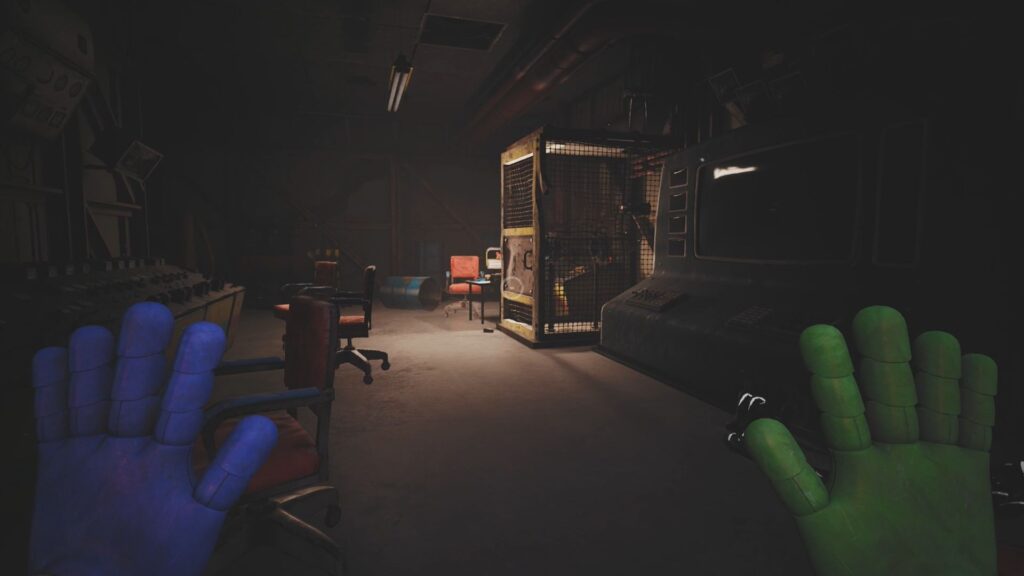 Yellow cage with Production Zone Key inside in Poppy Playtime Chapter 3.
