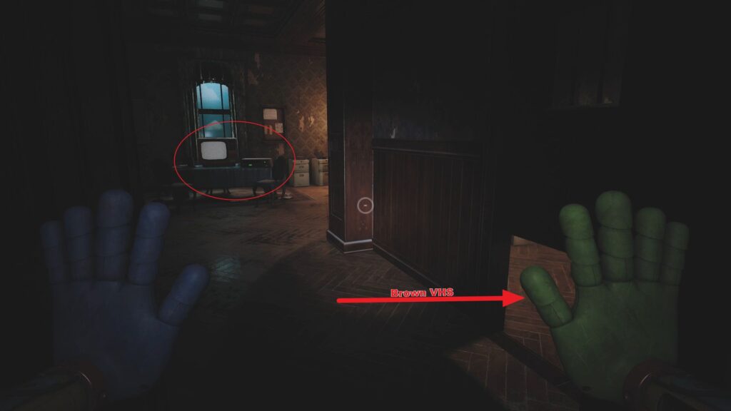 Locations of the The Brown VHS and VCR in Poppy Playtime Chapter 3.