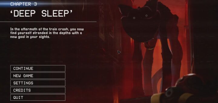 The Main Menu of Poppy Playtime Chapter 3: Deep Sleep.