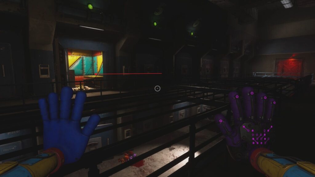 Cell with hole inside of it to drop down to the floor below in the Prison Cells area of Chapter 4.